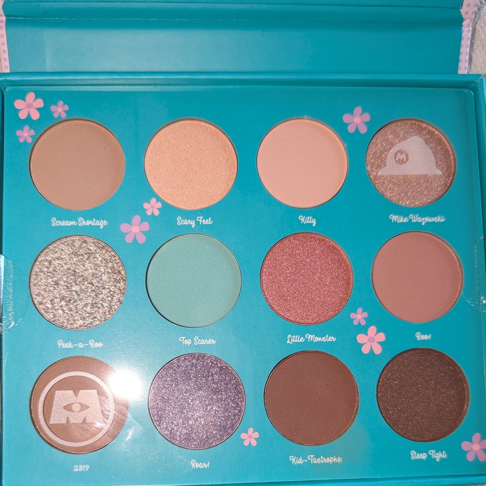 Ulta Beauty x Disney Pixar Monsters Inc Eyeshadow Palette | 12 Shades